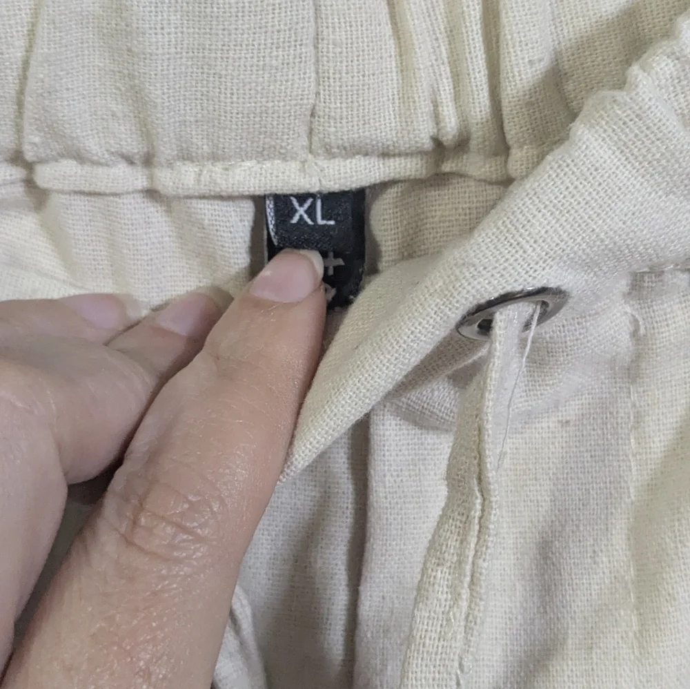 Utcoco Cream Drawstring Pants - Picture 6 of 7